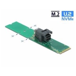 Delock adapter M.2 Key M SFF-8643 NVMe 22110 / 2280 / 2260 M.2 kulcs M-re SFF-8643 NVMe 22110 / 2280 / 2260