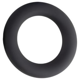 Pulselock Cirkl - fekete rugalmas szilikon heregyűrű (40 mm)