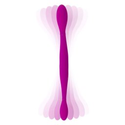 Toyjoy Dupla Dildó Kettős Rezgés, 3 Sebesség, 4 Pulzáló Rózsaszín
