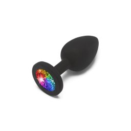 Toyjoy anál plug díszített, szilikon kisméret fekete