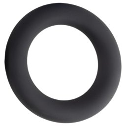 Pulselock Cirkl - fekete szilikon péniszgyűrű (30 mm)
