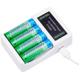 Excellent Electrics USB-s Akkumulátortöltő AA és AAA újratölthető elemekhez,