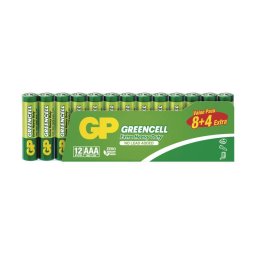GP Elem Greencell R03 12Sh