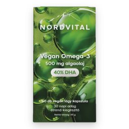 Nordvital Vegan Omega-3 kapszula 60 db