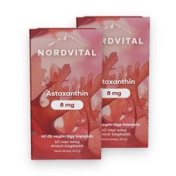 Nordvital Astaxanthin 8 mg kapszula 60 db DUO 2 db