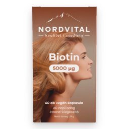 Nordvital Biotin (B7-vitamin) kapszula 60 db