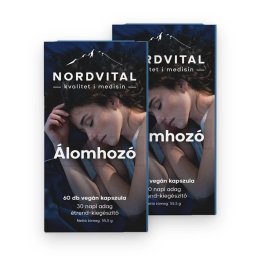 Nordvital Álomhozó komplex kapszula 60 db DUO 2 db