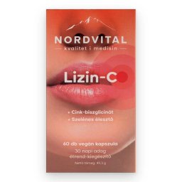 Nordvital Lizin-C vegán kapszula 60 db