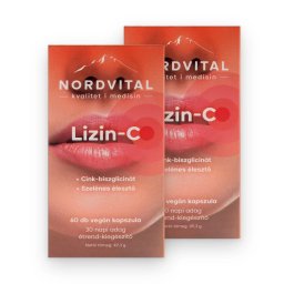Nordvital Lizin-C vegán kapszula 60 db DUO 2 db