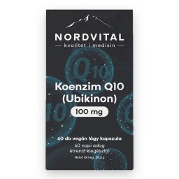 Nordvital Koenzim Q10 (Ubikinon) kapszula 60 db