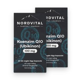 Nordvital Koenzim Q10 (Ubikinon) kapszula 60 db DUO 2 db