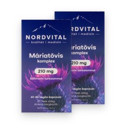 Nordvital Máriatövis komplex kapszula 60 db DUO 2 db