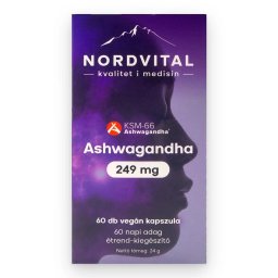 Nordvital Ashwagandha 249 mg kapszula 60 db