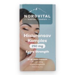 Nordvital Hialuronsav komplex vegán kapszula 30 db
