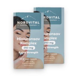 Nordvital Hialuronsav komplex vegán kapszula 30 db DUO 2 db
