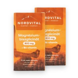 Nordvital Magnézium-biszglicinát kapszula 90 db DUO 2 db