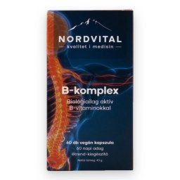Nordvital B-komplex vegán kapszula 60 db