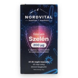 Nordvital Szerves Szelén vegán kapszula 60 db