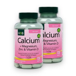 Holland & Barrett Kalcium + D3 + Magnézium + Cink 120 db DUO 2 db