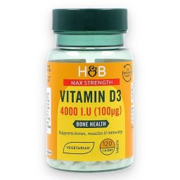 Holland & Barrett D3-vitamin 4000 NE 120 db