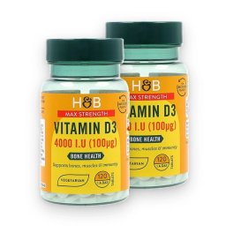 Holland & Barrett D3-vitamin 4000 NE 120 db DUO 2 db