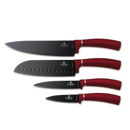 Berlinger Haus Késkészlet 4 részes tapadásmentes Burgundy Edition BH/2887A