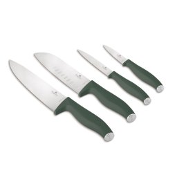 Berlinger Haus Késkészlet 4 részes rozsdamentes Matte Green Collection BH/3139