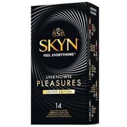 Skyn - Unknown Pleasures+ latexmentes óvszer különleges tulajdonságokkal (14 db)