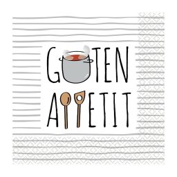 Guten Appetit Strip szalvéta 16 db-os 33x33 cm