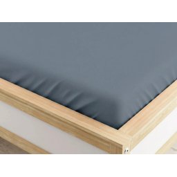 Mikroszálas gumis lepedő szürke 90 x 200 cm