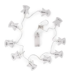 Entac Karácsonyi Beltéri Füzér Fa Angyalka 10 LED WW 1,3m (2AA nt.)