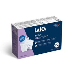 LAICA bi-flux slim ALKAWATER szűrőbetét a lúgos kémhatású szűrt vízért - 2 db