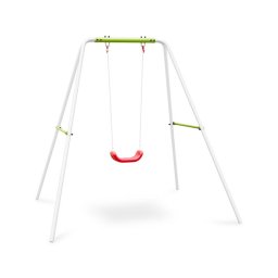 KLARFIT Miri, zöld, gyerekhinta acél konstrukcióval, kerti használatra (SW1-Swing-1-GR)