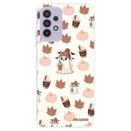 Átlátszó szilikon tok az alábbi mobiltelefonokra Samsung Galaxy A32 4G SM-A325F - Pumpkin spice