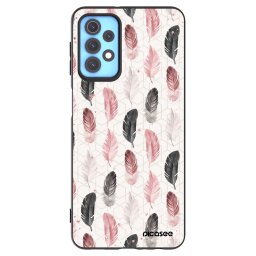 Fekete szilikon tok az alábbi mobiltelefonokra Samsung Galaxy A32 4G SM-A325F - Feather 2