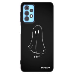 Fekete szilikon tok az alábbi mobiltelefonokra Samsung Galaxy A32 4G SM-A325F - Ghost 2