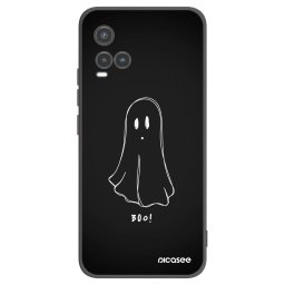 Fekete szilikon tok az alábbi mobiltelefonokra Vivo Y33s - Ghost 2