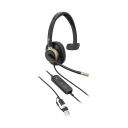 HP Poly Mission 815 fejhallgató, Mono, USB-C USB-C/A