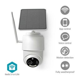 Nedis WIFICO14CWT – SmartLife kültéri kamera | Wi-Fi | 3 MP Full HD 1296p | IP65 | Felhő / Micro SD | 5 V DC | Éjjeli látás