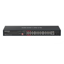 TP-Link Mercusys MS128GP 28 portos gigabites rack-be szerelhető kapcsoló, 24 PoE porttal