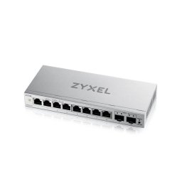 Zyxel GS1200-10 v3, 8 portos Gigabit, 2 x SFP, webes felületen kezelhető asztali kapcsoló