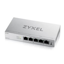 Zyxel GS1200-5HP v3, 5 portos Gigabit PoE webes felületen kezelhető asztali kapcsoló, 4x PoE, 68 watt