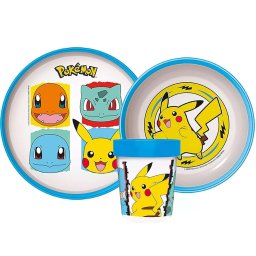 Pokémon csúszásmentes prémium étkészlet szett 3db