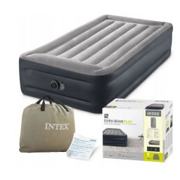 Intex 64132 egyszemélyes felfújható ágy beépített elektromos pumpával, 191 × 99 × 42 cm