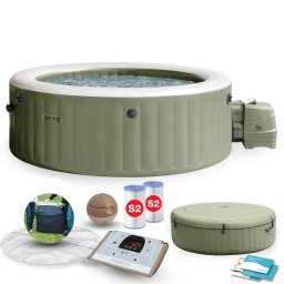 Intex 28428NP PureSpa hatszemélyes felfújható pezsgőfürdő hidromasszázzsal, 216 × 71 cm