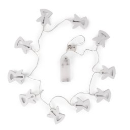 Entac Karácsonyi Beltéri Füzér Fa Angyalka 10 LED WW 1,3m (2AA nt.)