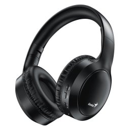 Genius HS-800BT, fejhallgató, vezeték nélküli, összecsukható, mikrofonnal, 40 mm-es hangszórók, Bluetooth 6.0, 25 óra üzemidő, USB-C-s töltés.
