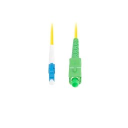 LANBERG optikai patch kábel SM LC/UPC-SC/APC simplex 2m LSZH G657A1 átmérő 3mm, sárga színű