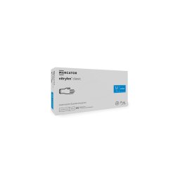 Mercator nitrylex® classic white fehér orvosi púdermentes nitril kesztyű - S - Fehér