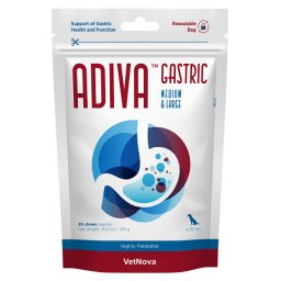 VetNova ADIVA Gastric rágótabletta kutyáknak és macskáknak (30 db rágótabletta | Medium & Large)